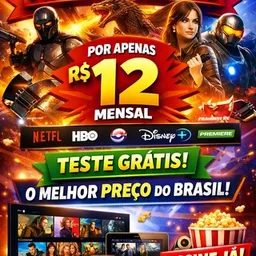 IPTV POR APENAS R$ 12 MENSAL